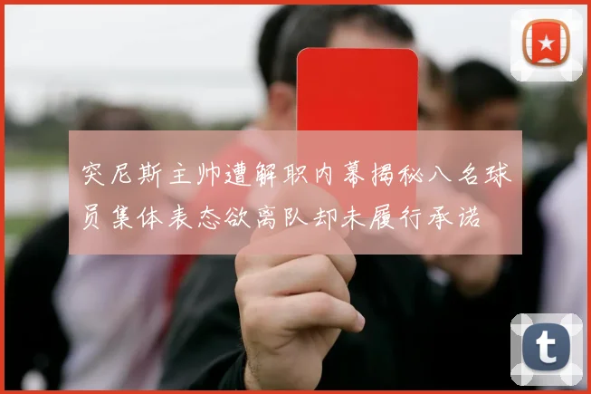 突尼斯主帅遭解职内幕揭秘八名球员集体表态欲离队却未履行承诺
